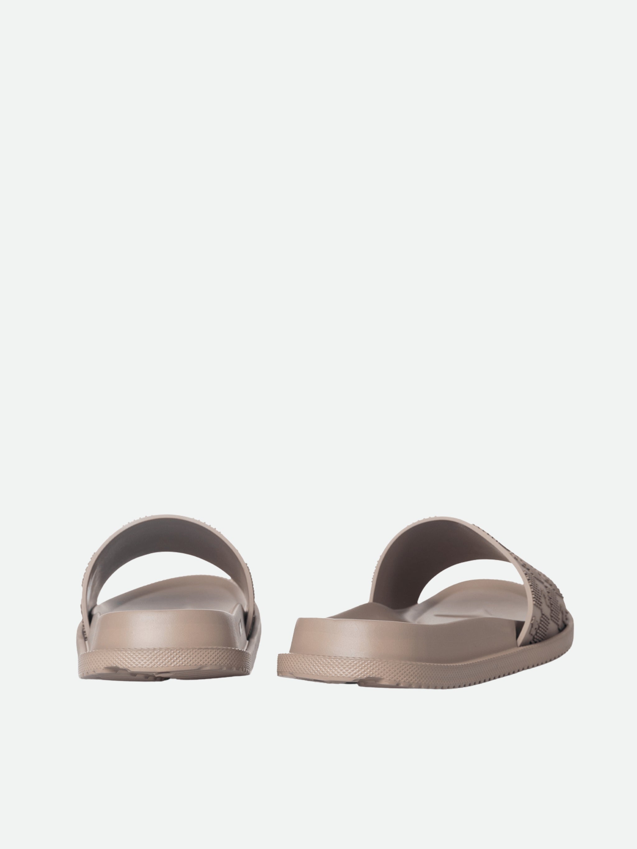 Polo Pool Sandal Block Monogram Taupe